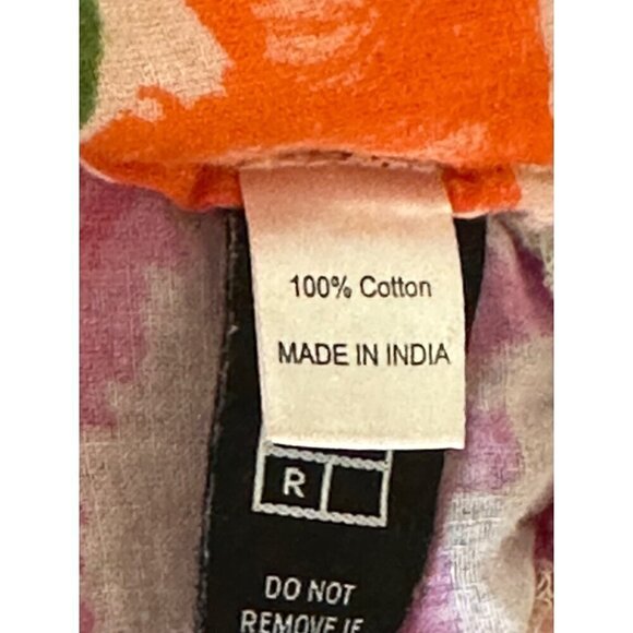 Banjanan Floral Aurora Top in Euphoric Bloom Vivid Large Womens Blouse - Picture 11 of 16